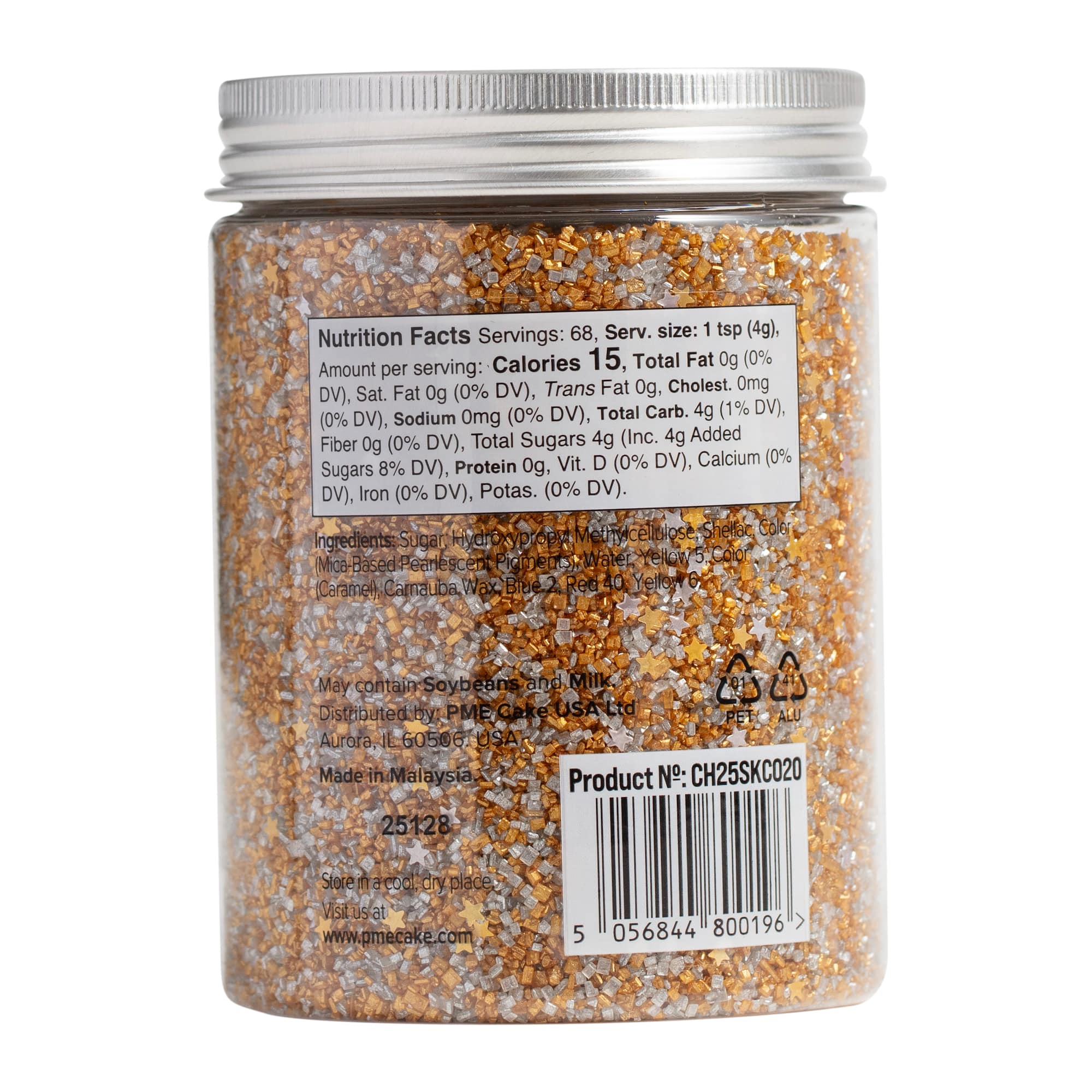 PME Cake Sweet Street® Shimmering Sugar Sprinkle Mix